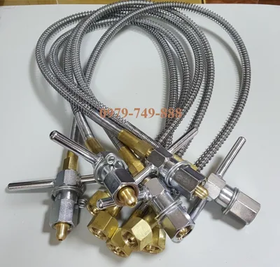 Dây giàn nạp khí ôxy G5/8 WP 165 Bar